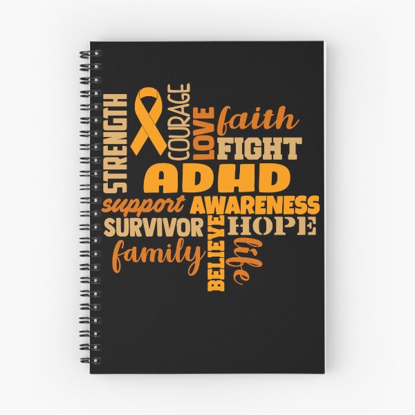 Item preview, ADHD Awareness - Strength Courage Faith Hope Love Fight Support Survivor Family Life Believe designed and sold by Hilten.