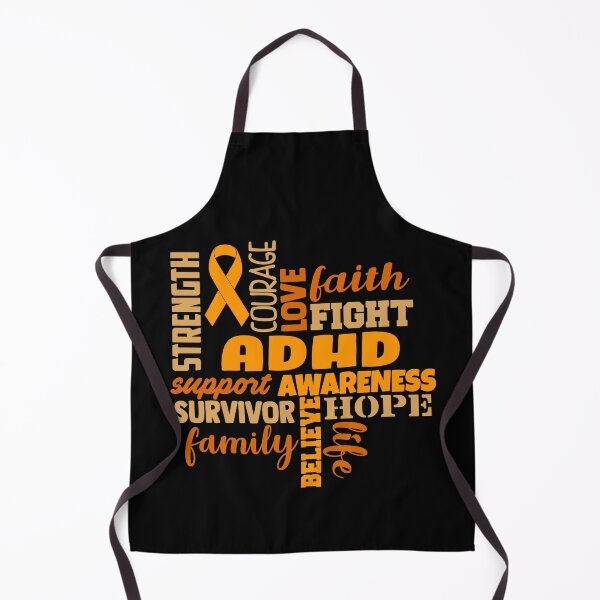 Item preview, ADHD Awareness - Strength Courage Faith Hope Love Fight Support Survivor Family Life Believe designed and sold by Hilten.