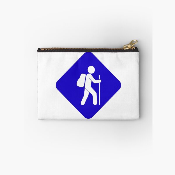Artikelvorschau, Blaues Happy Hiker Schild entworfen und verkauft von jessicaleah15.