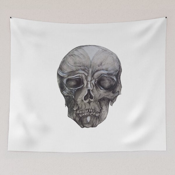 Item preview, Original Drawing of a Skull designed and sold by caroberte.