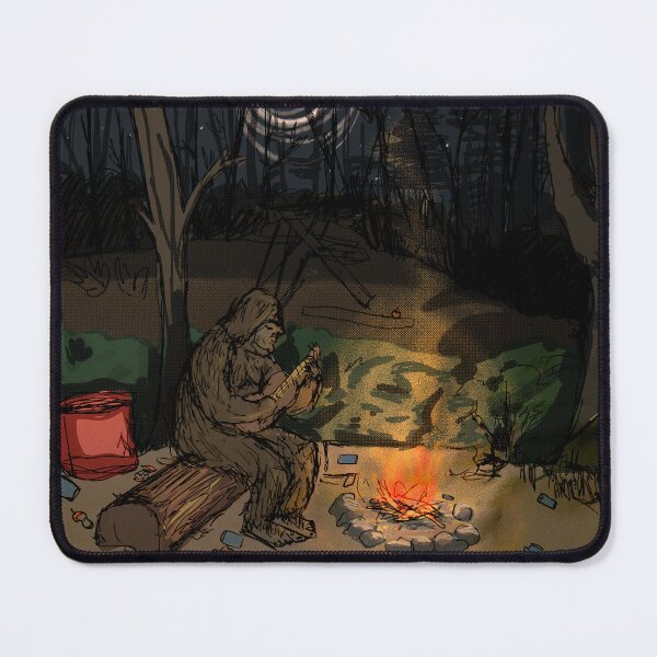 Item preview, Camp side with sasquatch  designed and sold by dcharron223.