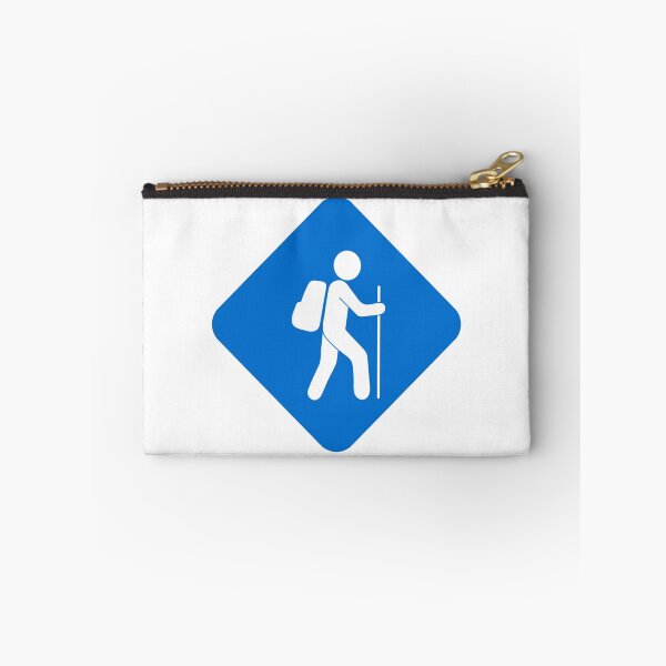 Artikelvorschau, Blaues Happy Hiker Schild entworfen und verkauft von jessicaleah15.