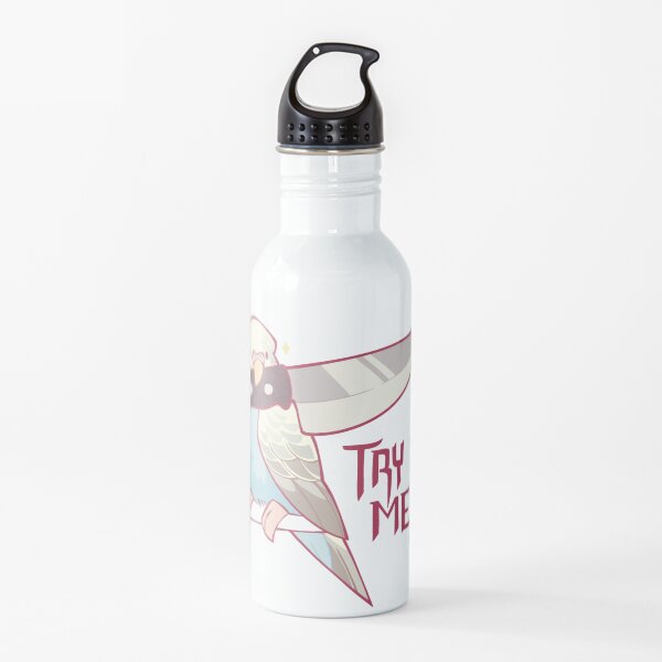 Female budgies are scary Water Bottle