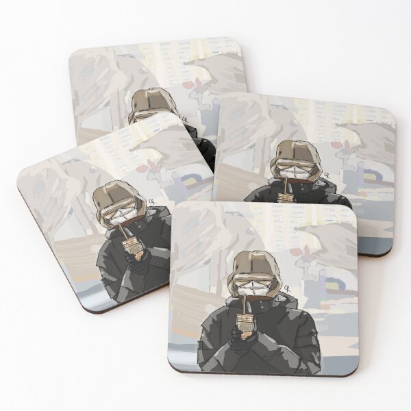 Item preview, Cozy Winter Coffee Time with Back Round designed and sold by RoShmoe.