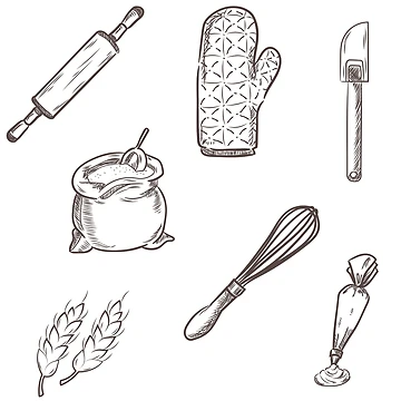 Artwork thumbnail, Kitchen Pattern by alybugg