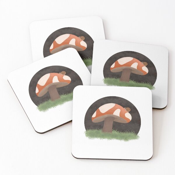 Item preview, Snail on a mushroom designed and sold by izzyrather.