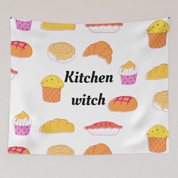 Item preview, Kitchen Witch Pastry Pattern designed and sold by alybugg.