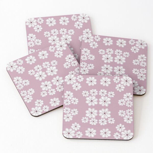 Aperçu de l'œuvre Motif de fleurs violettes nacrées créée et vendue par GoldenPine.