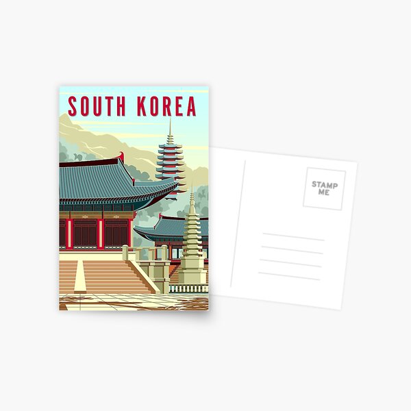 Item preview, South Korea Minimalist Travel designed and sold by TheTravellerUK.