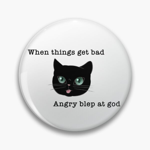 Item preview, Angry blep (black) designed and sold by devilg04.