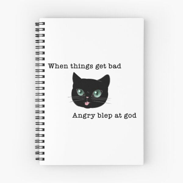 Item preview, Angry blep (black) designed and sold by devilg04.