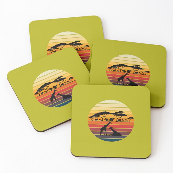 Item preview, Retro Giraffe Safari designed and sold by Culture2Design.