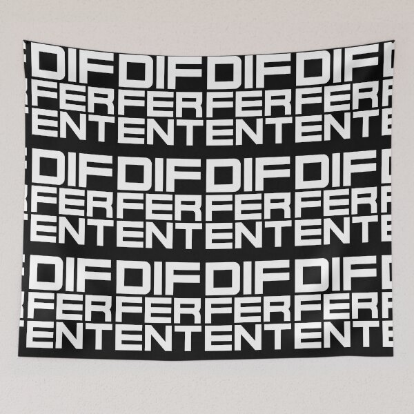 Item preview, DIFFERENT can be sometimes used in our culture to separate, when it should be celebrated. different can be the spice in life! designed and sold by CelioByDesign.