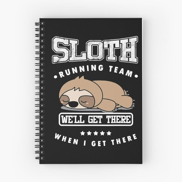 Item preview, Sloth Running Team We'll Get There Sticker designed and sold by samirdari7.