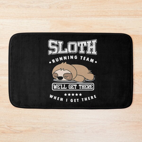 Item preview, Sloth Running Team We'll Get There Sticker designed and sold by samirdari7.