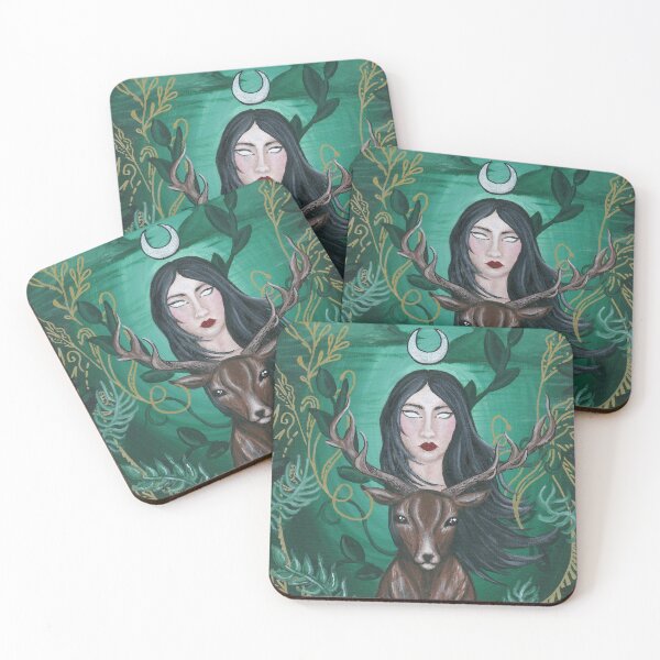Item preview, Verdant Deer designed and sold by emoline.