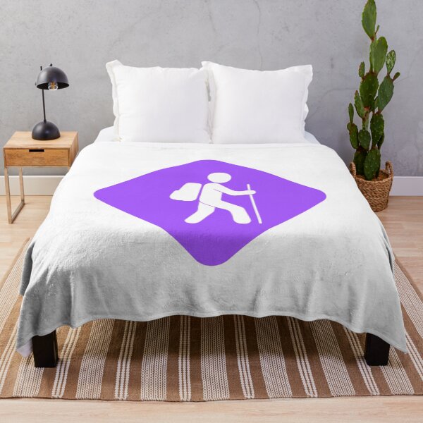 Item preview, Purple Happy Hiker Sign designed and sold by jessicaleah15.