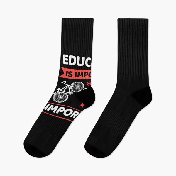 Item preview, La educación es importante pero el ciclismo es más importante Camiseta clásica designed and sold by cohenashl6.