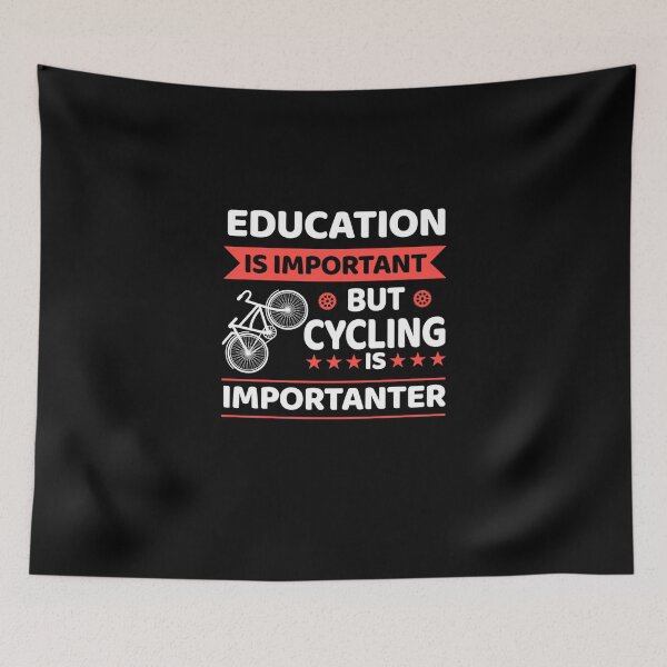Item preview, La educación es importante pero el ciclismo es más importante Camiseta clásica designed and sold by cohenashl6.