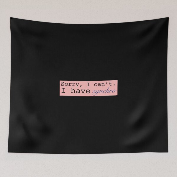 Item preview, Sorry I Have Synchro Sticker designed and sold by rollinsale.