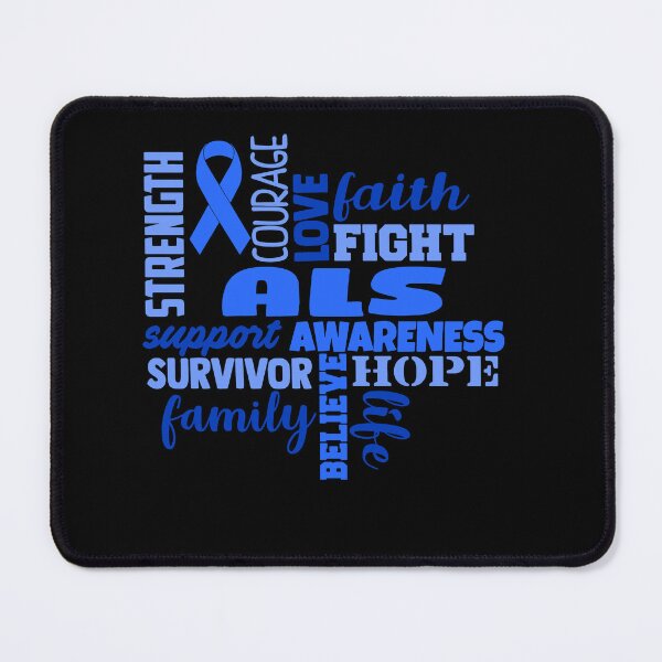 Item preview, ALS Awareness - Strength Courage Faith Hope Love Fight Support Survivor Family Life Believe designed and sold by Hilten.