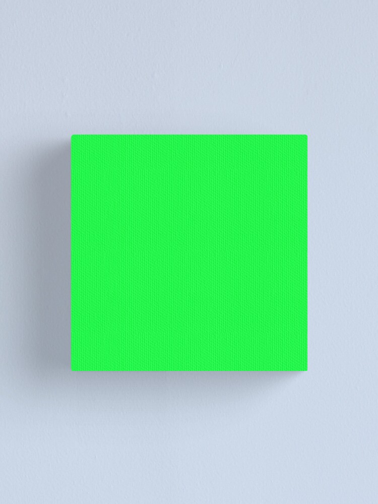 "Perfect for Chroma Key / Green Screen " Canvas Print by GoPostal