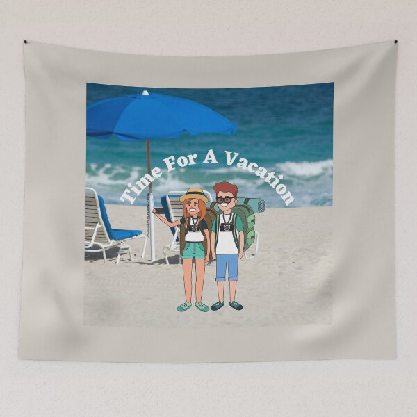 Item preview, Time For A Vacation Design On  Beach  designed and sold by debmund.