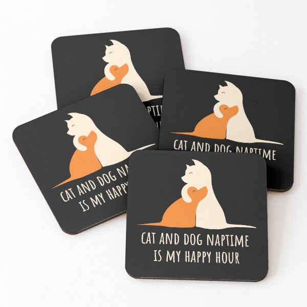 Item preview, Cat And Dog Naptime Is My Happy Hour designed and sold by Kamran-Sharjeel.