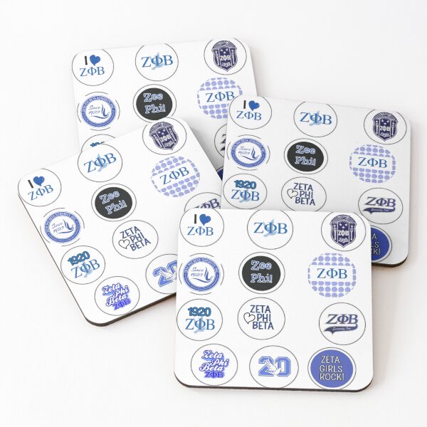 Item preview, Zeta Phi Beta Sorority stickers and more designed and sold by TracyDDigitals.