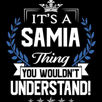 Camiseta con el nombre de Samia Camiseta con el nombre de Samia