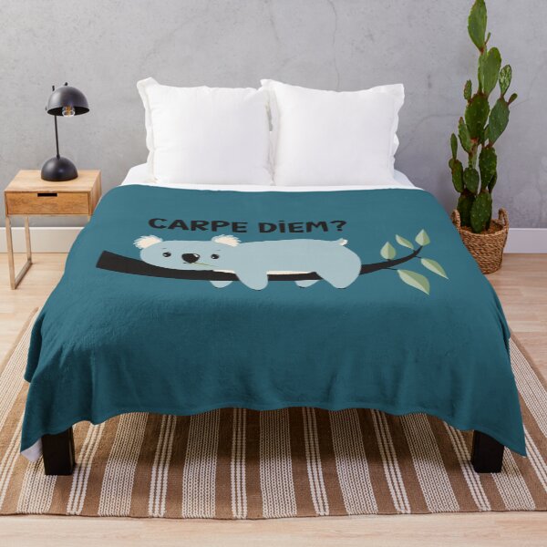 Item preview, Cute but a little  depressed Koala meditating about Carpe Diem. Is it worth it? designed and sold by marina63.