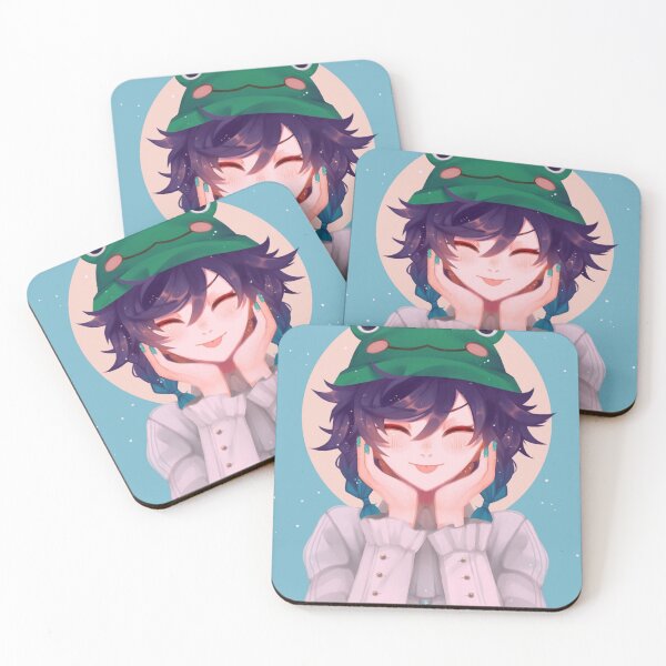 Item preview, Frog hat venti Genshin impact cute anime boy designed and sold by Soda-bunny.