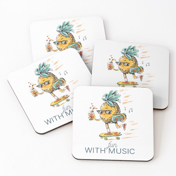 Item preview, Pineapple fun with music designed and sold by all-you-wish22.