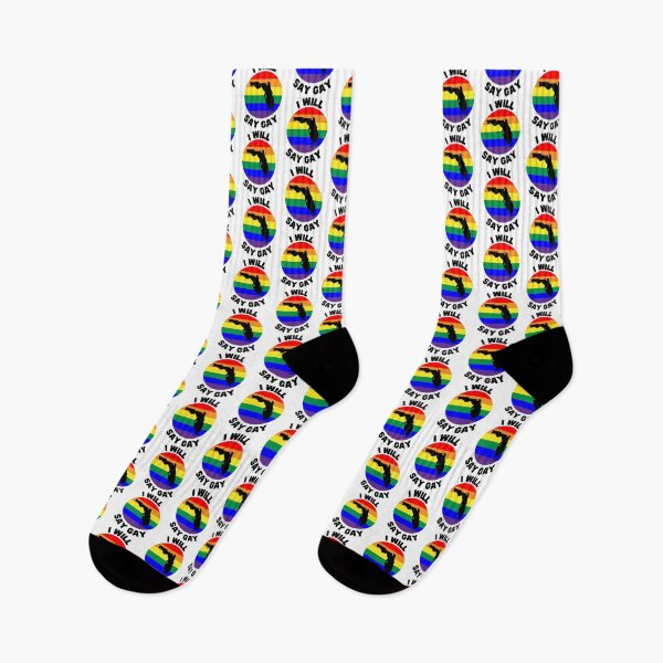 Item preview, FLORIDA I WILL SAY GAY LGBT PRIDE FLAG designed and sold by appareltolove.