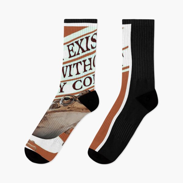 Item preview, I Exist Without My Consent Frog Funny Surreal designed and sold by KedrickFitz2.