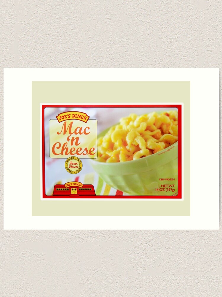 "Trader Joe’s Diner Mac ‘n Cheese" Art Print by PlumAdorable Redbubble