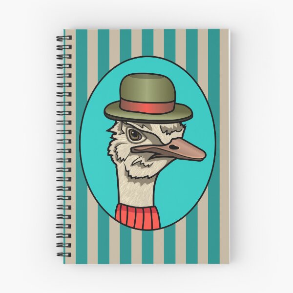 Item preview, Grumpy Ostrich in a Hat designed and sold by Galanat26.