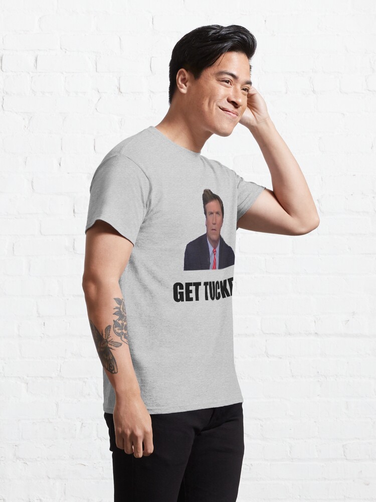 tucker carlson face t shirt
