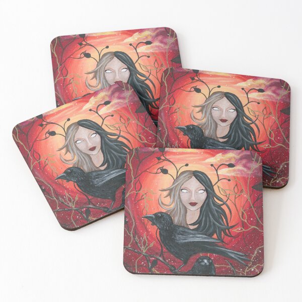 Item preview, Flaming Sky Crows designed and sold by emoline.
