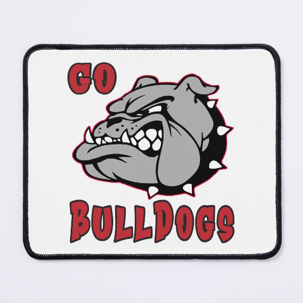 Item preview, Go Bulldogs Bulldog School mascot designed and sold by CardboardCotton.