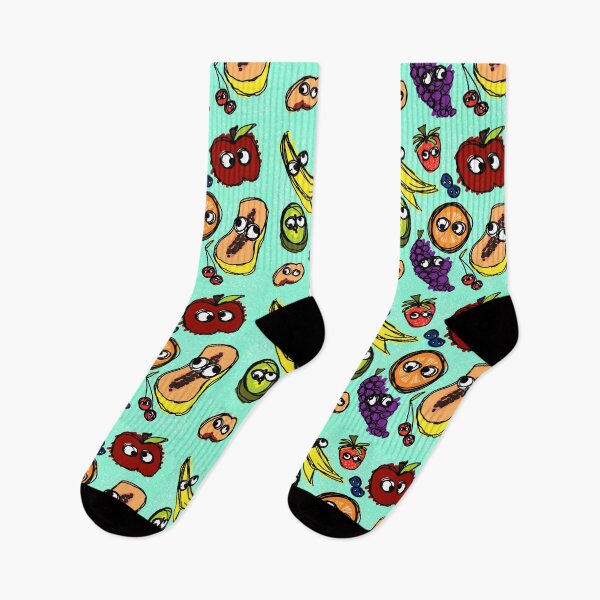 Item preview, Funny Eyed Fruit Scribble Pals designed and sold by MobiusMakings.