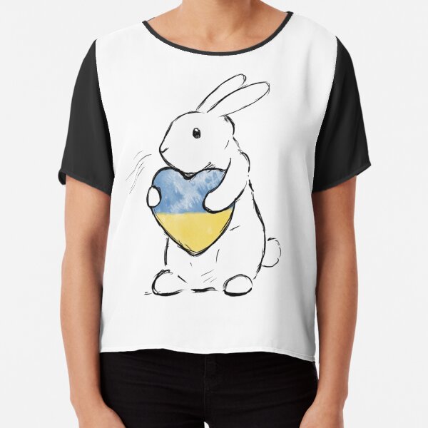 Ukraine bunny Chiffon Top