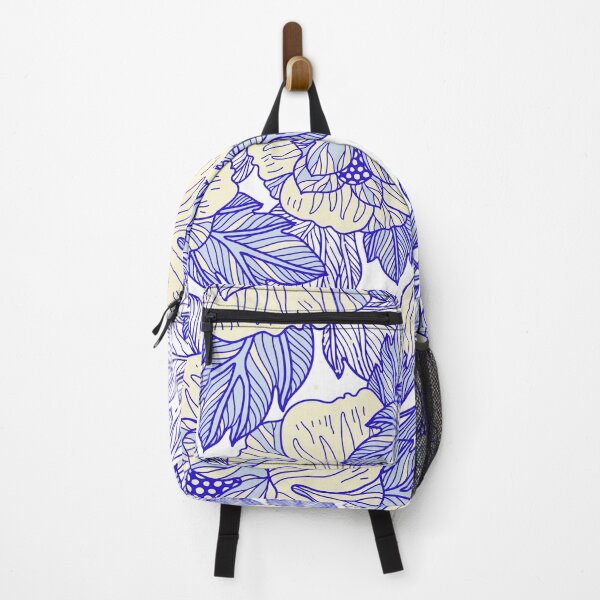 Item preview, Electric Blue and Yellow Floral Art Abstract Aesthetic For Flower Lovers/Botanical Enthusiasts  designed and sold by haRexia.