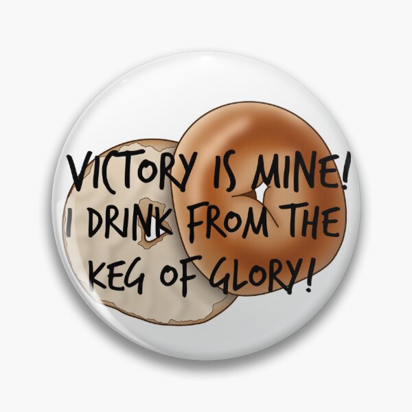 Item preview, Victory is Mine Bagel designed and sold by spottedhound.