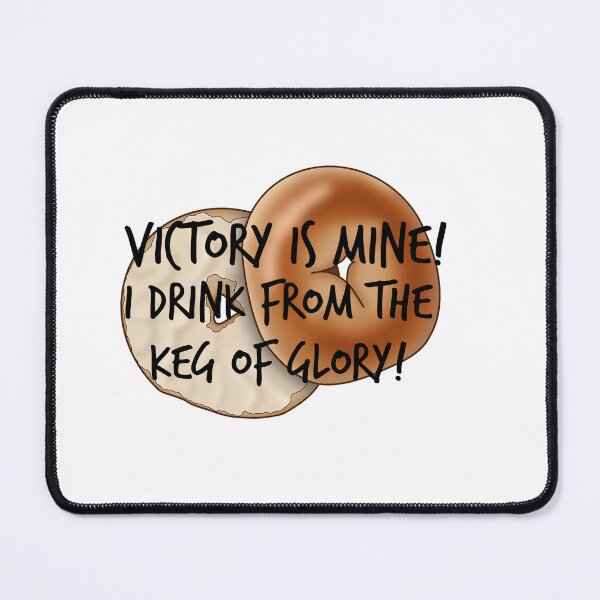 Item preview, Victory is Mine Bagel designed and sold by spottedhound.