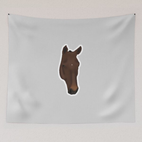 Item preview, Light Bay Horse with Tiny White Marking designed and sold by Bridgethendy.