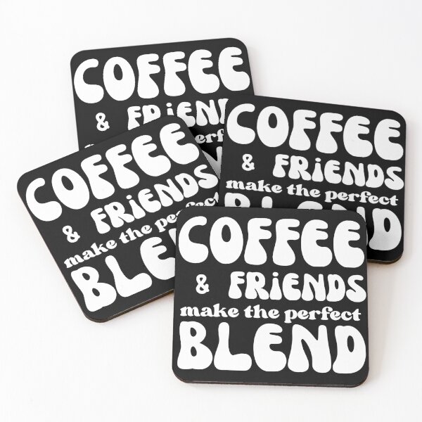 Item preview, Coffee and friends make the perfect blend - typography design designed and sold by Rsagur12.