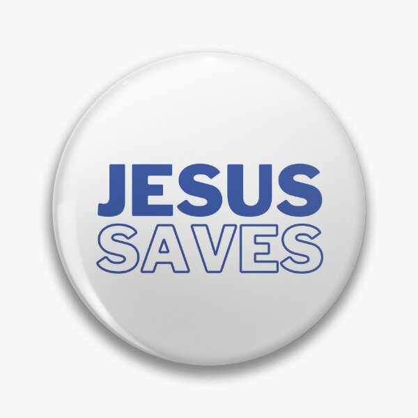 Item preview, Jesus Saves | Blue designed and sold by KarolinaPaz.