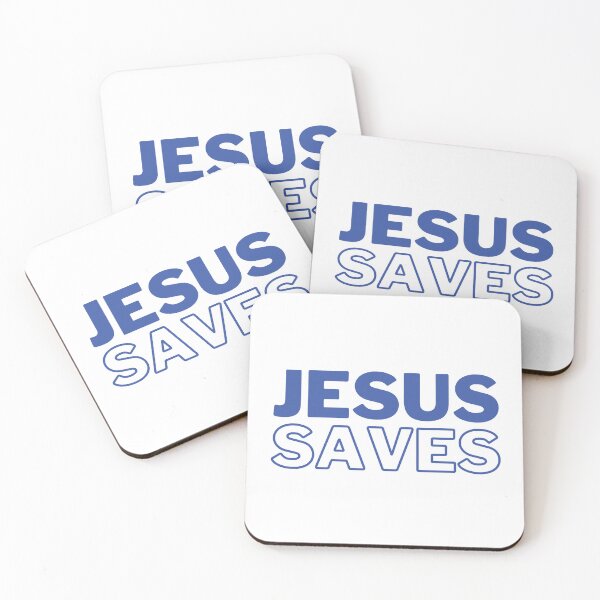 Item preview, Jesus Saves | Blue designed and sold by KarolinaPaz.