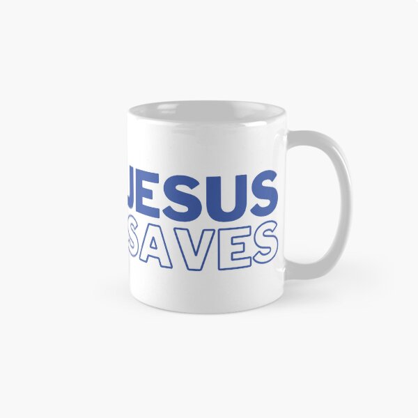 Item preview, Jesus Saves | Blue designed and sold by KarolinaPaz.